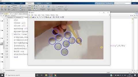 Real time circle detection using Hough Transform | MATLAB