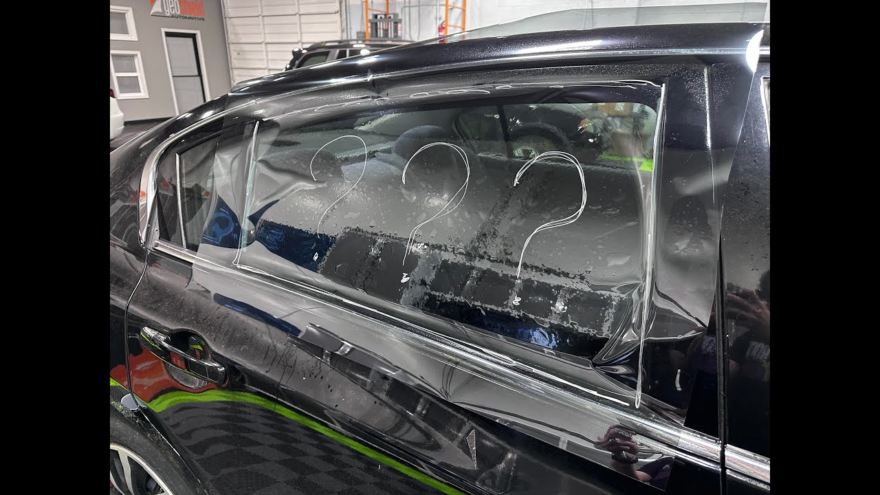 Window tinting with a sharpie