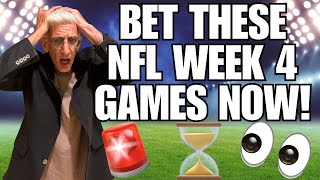 🚨 Bet NFL Week 4 BEFORE These Lines Move! | 2025 NFL Week 4 Predictions