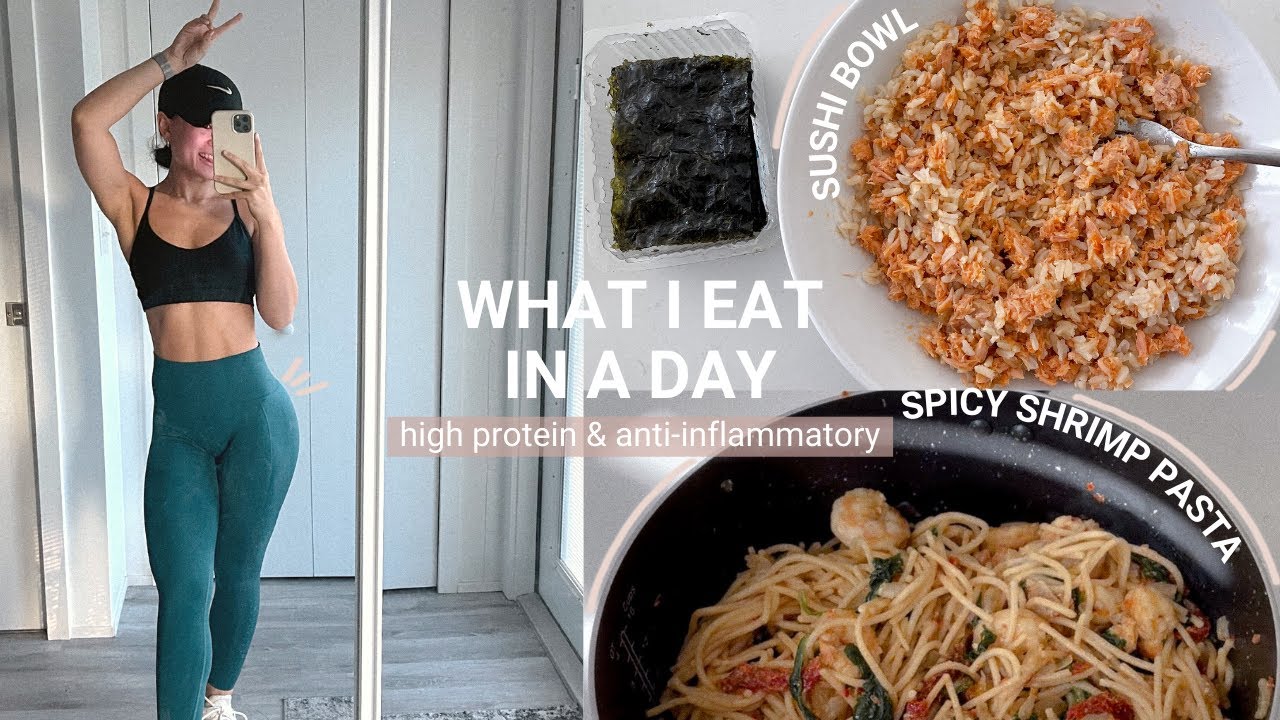 WHAT I EAT IN A DAY | high protein & anti-inflammatory