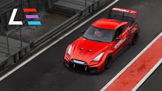 Nissan GT-RR - трековый вайдбоди | Как живет обвес LIBERTY WALK на кольце?