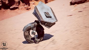 Unreal Robot/Environment Render Test!