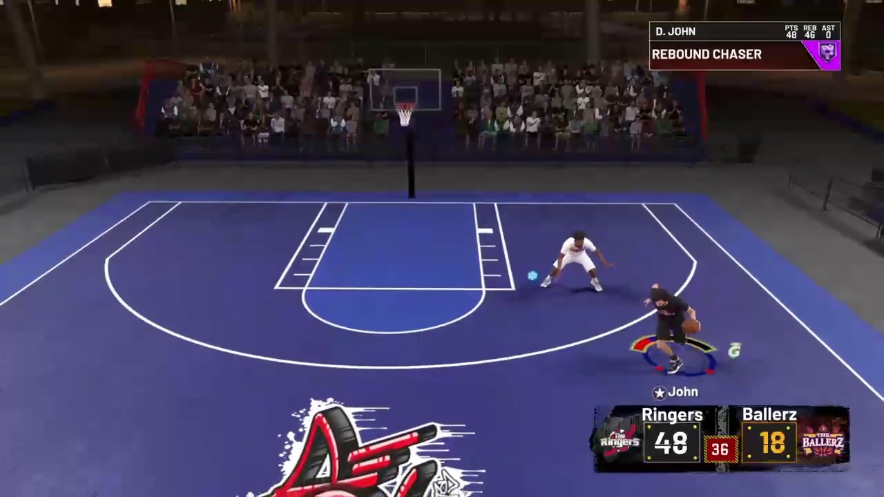Havin fun on Blacktop with custom Roster Player - YouTube