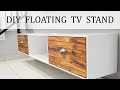 DIY Floating TV Stand - How To Build Your Own - YouTube