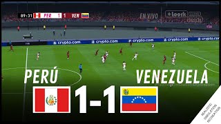 PERÚ vs VENEZUELA [1-1] HIGHLIGHTS • Simulación & Recreación de Video Juego