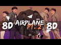 8d audio  bts   airplane pt 2 use headphones   bts  bass boosted