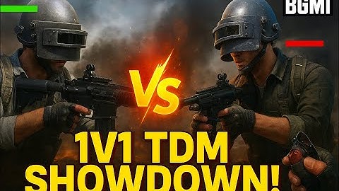 BGMI 1v1 TDM Madness! Only One Can Win 💥 #ClutchwariorYT 120fps
