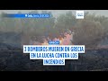 3 bomberos mueren en Grecia en la lucha contra los incendios