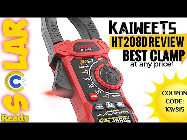 Kaiweets HT-206D Pinza Amperimétrica Profesional | Techgo Peru | 2024