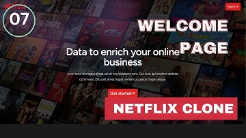 07 Welcome Page - Netflix Clone with Laravel and React