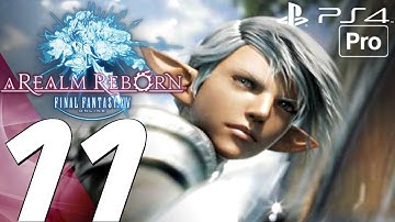 FINAL FANTASY XIV - Gameplay Walkthrough Part 11 - Maelstrom & Milkroot Boss Fight (PS4 PRO)