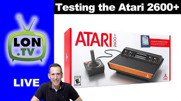 Live: Testing the Atari 2600+ !