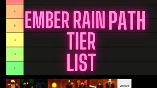 Ember Rain| Path Tier List