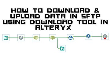 Tutorial 5 -  How to download and upload data via SFTP in Alteryx