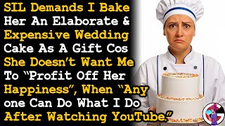SIL Demands I Bake Her A Free Elaborate Cake Cos She Won't Let Me Profit Off Her Happiness AITA