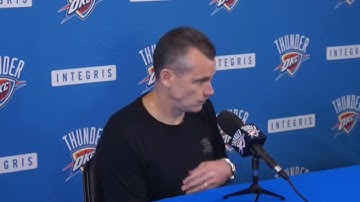 6-1-16 Thunder Exit Interview / Billy Donovan
