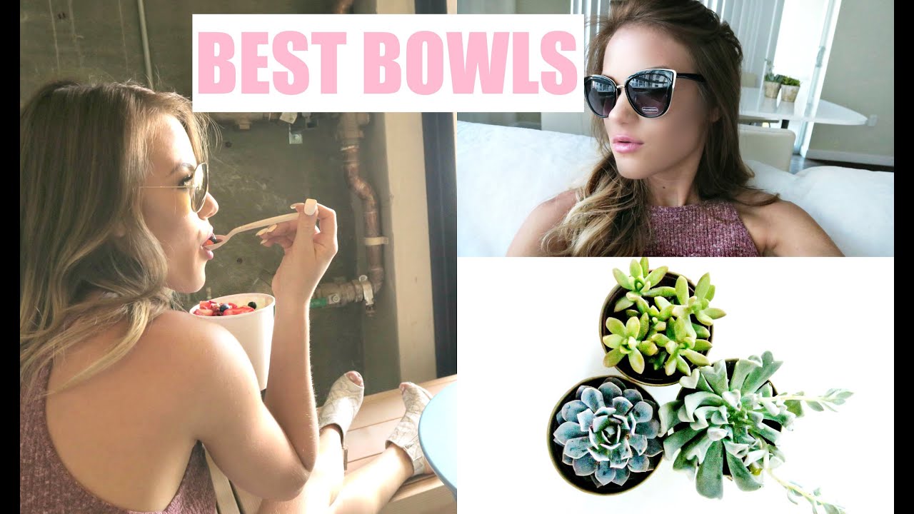 BEST ACAI BOWLS, BEVERLY HILLS, & BUYING PLANTS! DailyPolina YouTube