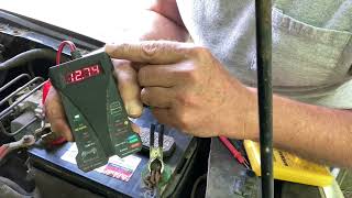 How to check a wet cell battery