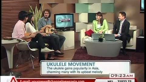 Interview on CNA PrimeTime Morning with James Hill & UKULELE MOVEMENT