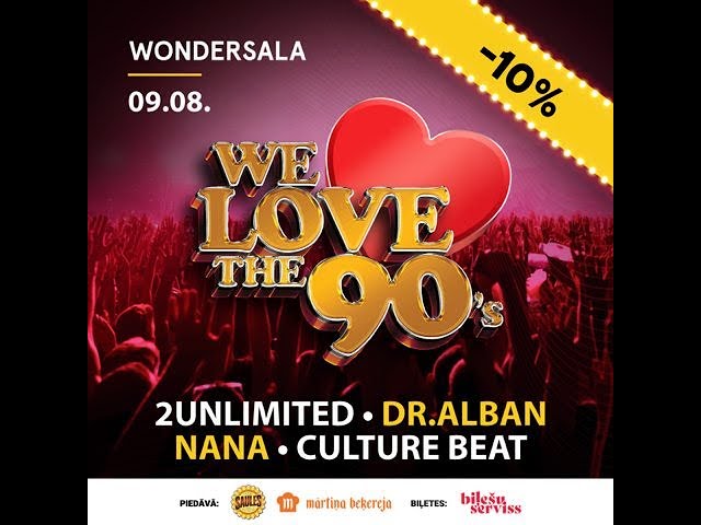 WE LOVE THE 90's (Full Show Concert Wondersala 9.08.2024) - YouTube