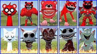 SPRUNKI FAMILY SIZE COMPARISON IN GARRY’S MOD! – STRONGEST MONSTER WINS THE BATTLE!( WENDA vs BOBBY)