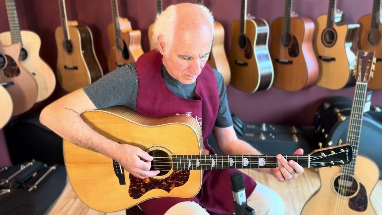 Boucher Grande Reserve Studio Goose Dreadnaught GR -SG 162T Torrefied Adi / Torrefied Flamed Maple!