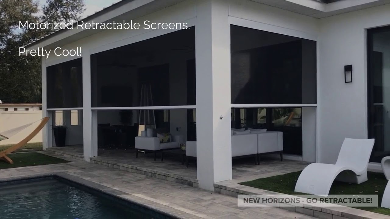 Motorized Retractable Screens YouTube