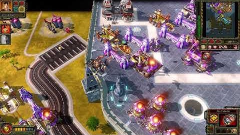 C&C: Red Alert 3 - Skirmish 2 VS 4 BRUTAL (Portress)