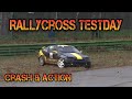 Rallycross testday maasmechelen 2024 crash  action