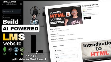 Build AI Powered LMS Website with MERN Stack 🎓 | Admin Panel + Google Auth + Razorpay