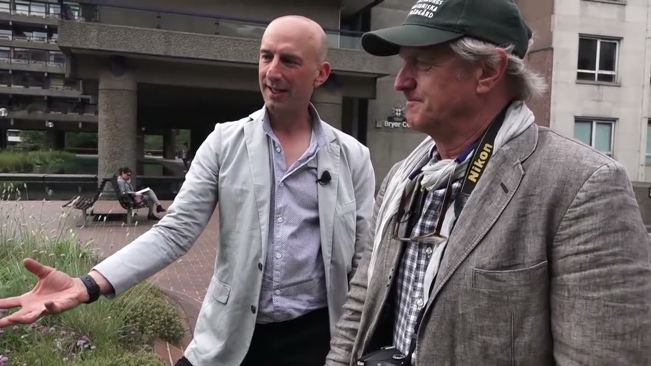 JOHN GREENLEE TOURS LONDON'S BARBICAN MEADOWS