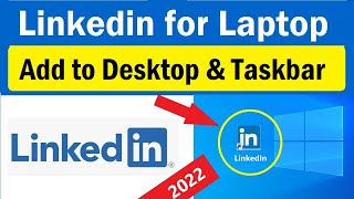 LinkedIn for PC Desktop | How to Add LinkedIn to Desktop | How to Download LinkedIn Shortcut on PC screenshot 3