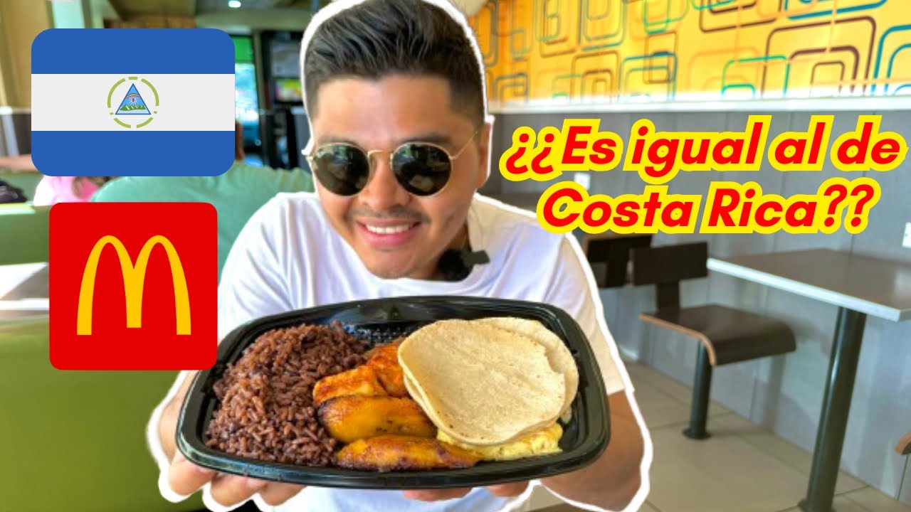 ¿Cómo es el DESAYUNO de McDonald’s en NICARAGUA? |¿VENDEN PINTO? 😱🇳🇮