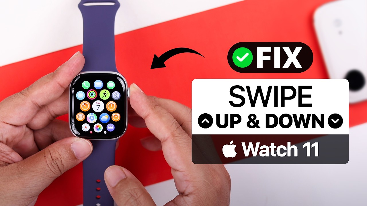 Apple Watch dock swipe mistake