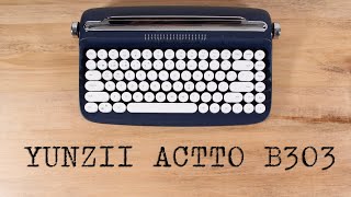 A TYPEWRITER KEYBOARD???? (Yunzii Actto B303)