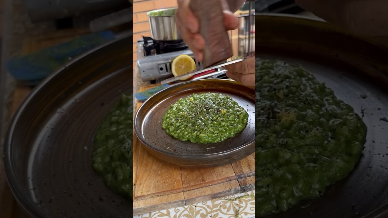 Risotto al Pesto di Erbe e Limone