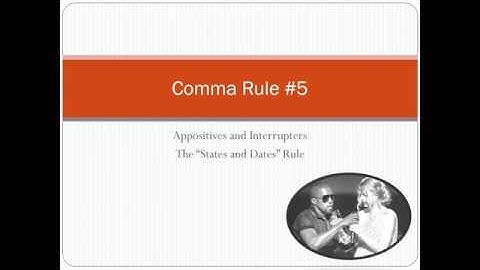 Using Commas with Interrupters