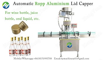 Automatic 1800BPH Ropp Aluminium Lid Single-head Capping Machine
