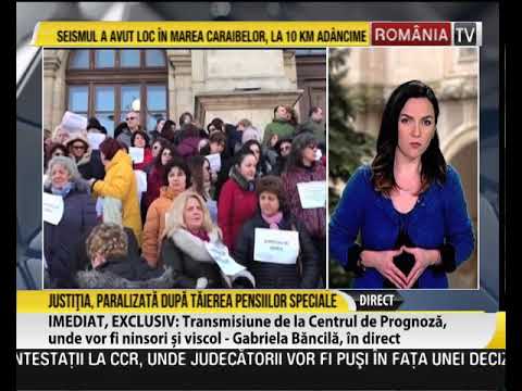 Stirile Orei 8 29 Ian Justiția Paralizată De Tăierea Pensiilor