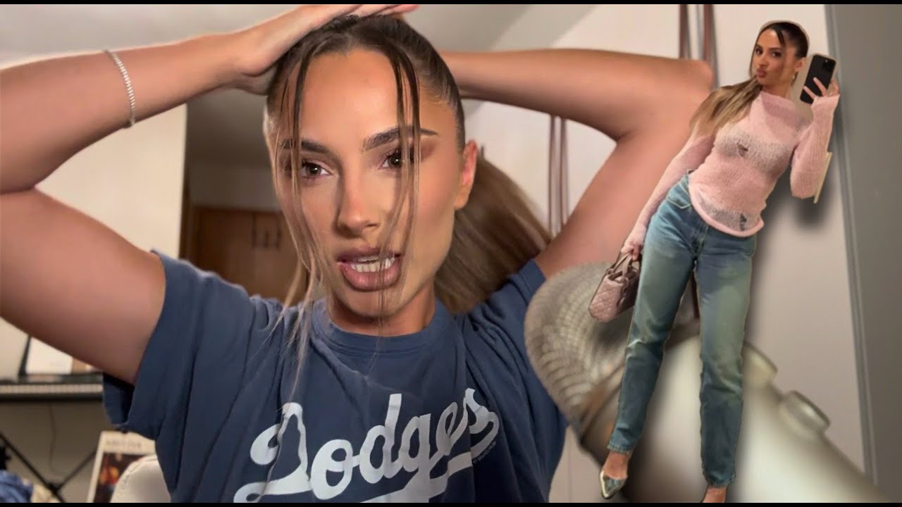 GET READY WITH ME ASMR (soft beat makeup, hair, & outfit)