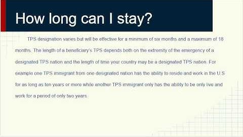 How to apply for TPS (Temporary Protected Status)