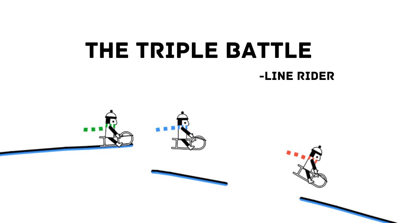 The Triple Battle - Line Rider - YouTube