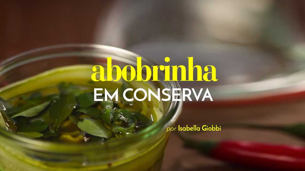 ABOBRINHA EM CONSERVA