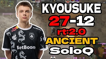kyousuke (27-12) rt:2.0 SoloQ l EU FACEIT RANKED (ancient) | #cs2 #pov