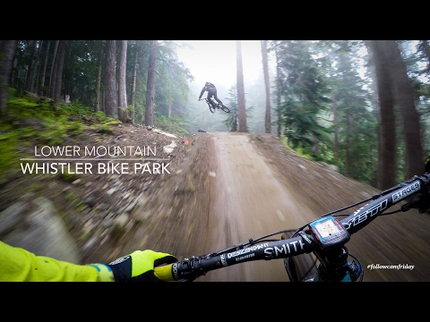 Mountain Biking the lower Whistler Bike