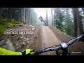 Mountain biking the lower whistler bike park