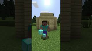 Can Herobrine Saves Steve From Creepy Creepers😲💀#shorts #minecraft