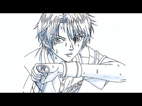 新テニスの王子様best Games 越前リョーマのイラストを描いてみた Drawing Ryoma Echizen Prince Of Tennis Youtube