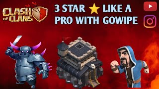 Gowipe attack strategy th9|Townhall 9 Gowipe attack strategy in hindi|How to do gowipe on th9|COC