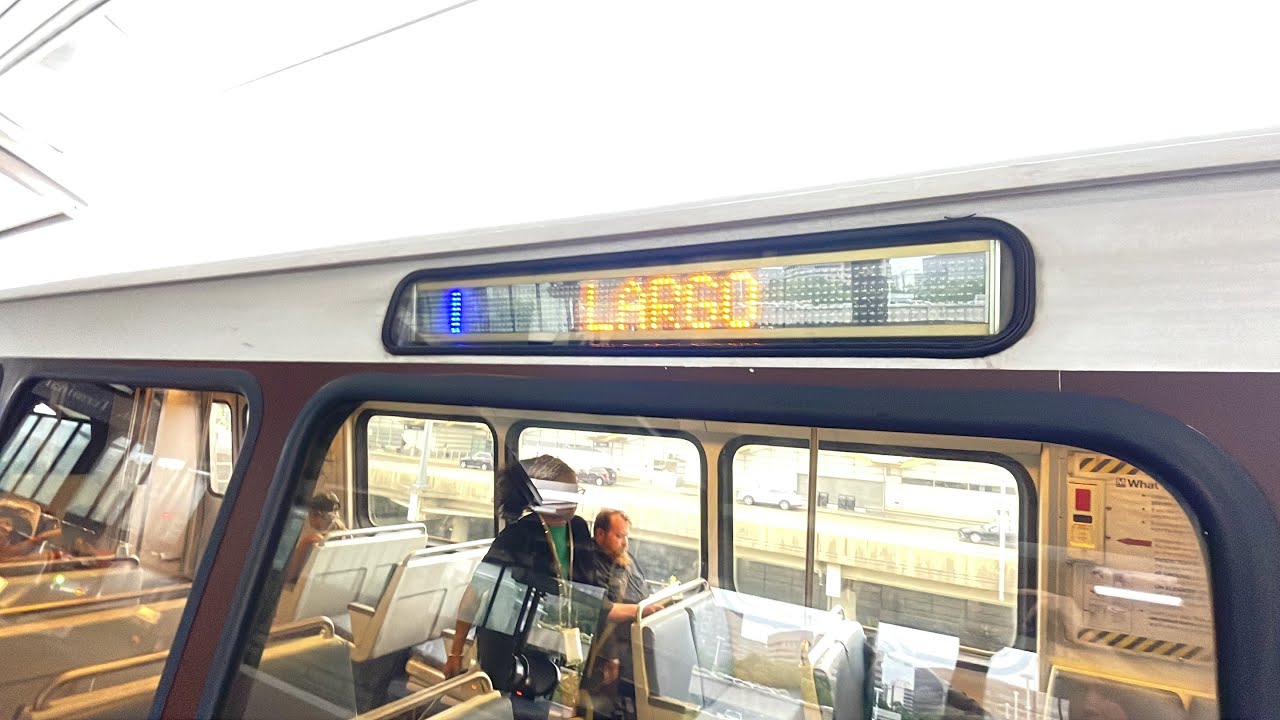 WMATA Subway: Breda 3k Series 🔵Blue Line🔵 Train from Franconia-Springfield to Largo